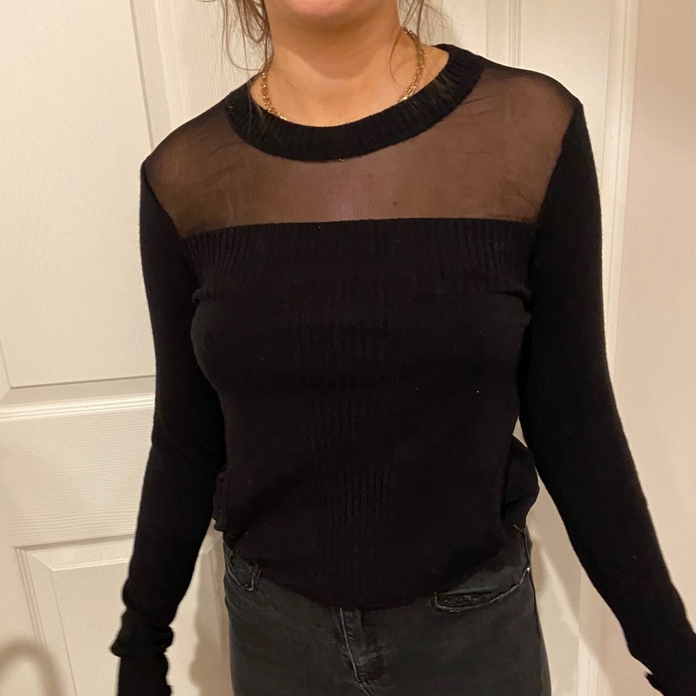 Mesh Sweater